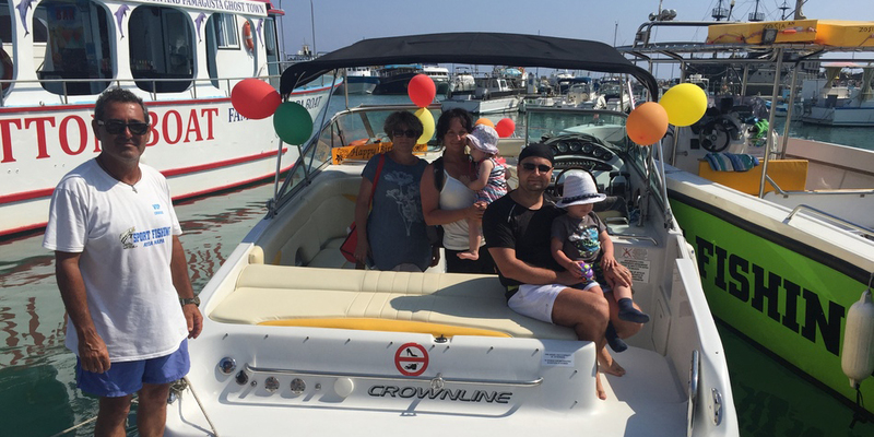 Family of five rents with Boataffair for a birthday celebration in Cyprus 
